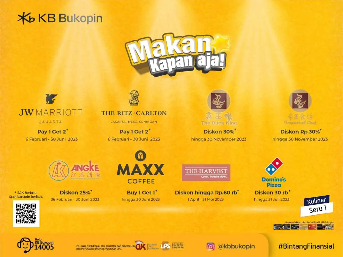 KB Bukopin Tebar Diskon Hingga 30% Di Merchant Kuliner Favorit