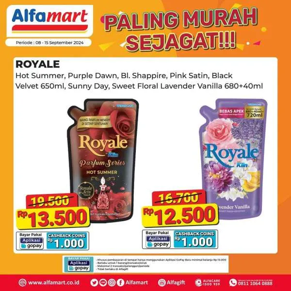 Promo Alfamart Paling Murah Sejagat Periode 8-15 September 2024