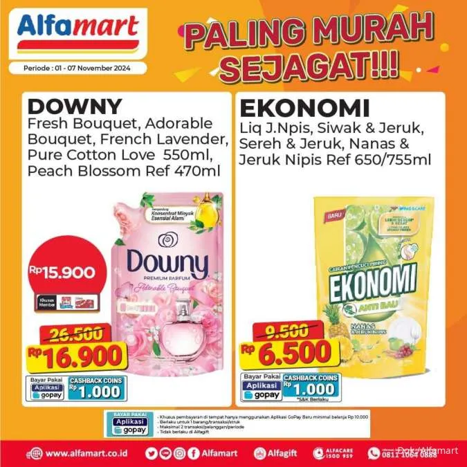 Promo Alfamart Paling Murah Sejagat Periode 1-7 November 2024