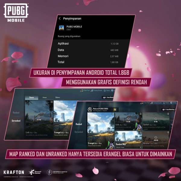 Ukuran Download Full Size PUBG Mobile terbaru