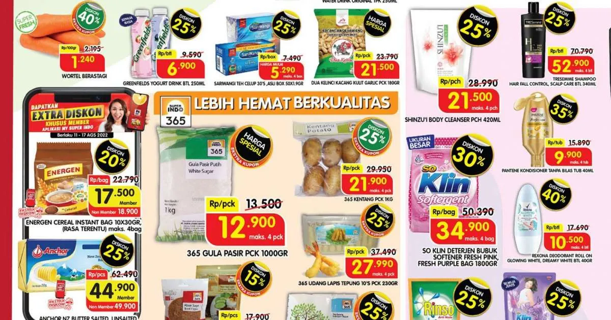 Promo JSM Superindo Terbaru di Bulan Agustus 2022, Dapatkan Banyak Diskon Besar!