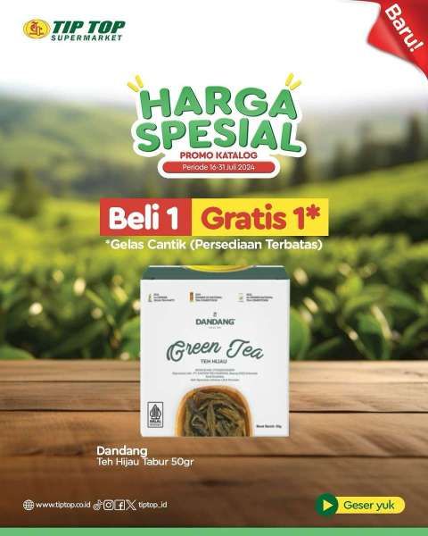 Promo Tip Top 16-31 Juli 2024 Harga Spesial