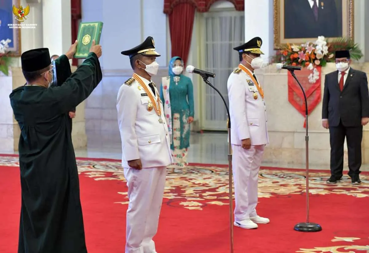 Jokowi lantik Gubernur Sulteng Rusdy Mastura