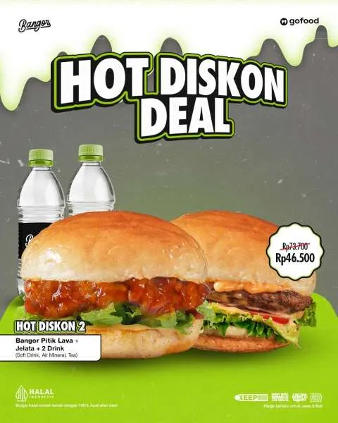 Promo Burger Bangor Hot Diskon Deal 2