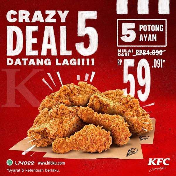 Promo KFC periode 19-21 Januari 2021