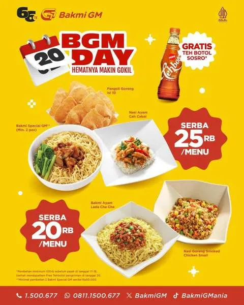 Promo Bakmi GM BGM Day Oktober 2025