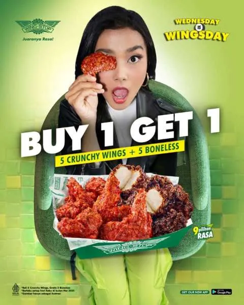 Promo Wingstop Wednesday