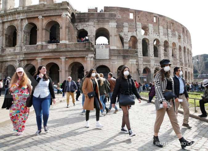 Virus corona makin menggila, AS kerek level travel advice ke Italia