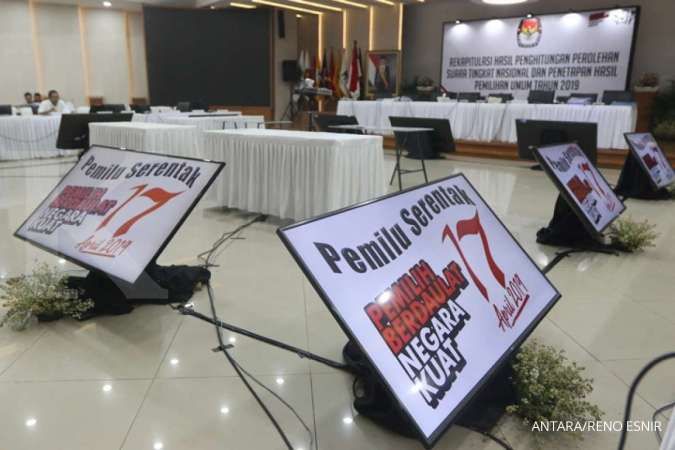 H-2 pengumuman KPU, Jokowi 55,63%-Prabowo 44,37%
