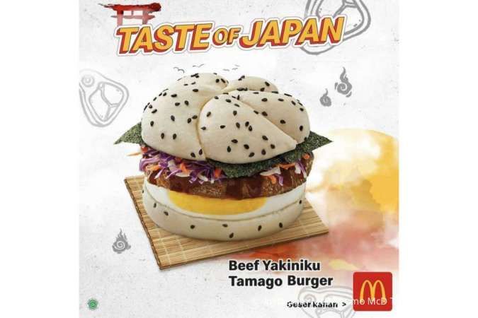 Promo McD hari ini 5 Juli 2021, ini dia daftar menu Taste of Japan