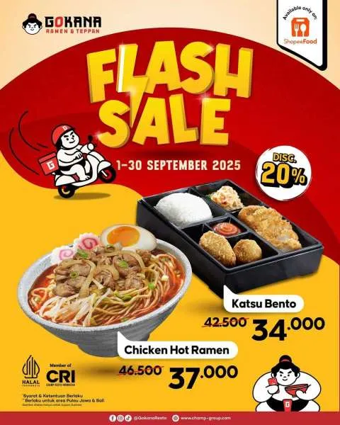 Promo Gokana Flash Sale September 2025