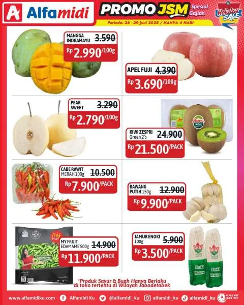 Promo JSM Alfamidi Spesial Gajian Periode 26-29 Juni 2025