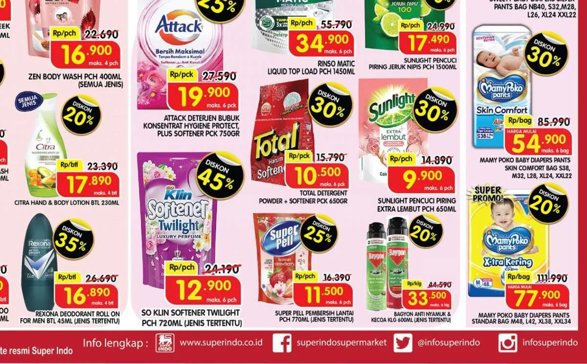 Promo Superindo Hari Ini 4 Juni 2024, Diskon Sampai 45% & Minyak Goreng Super Promo