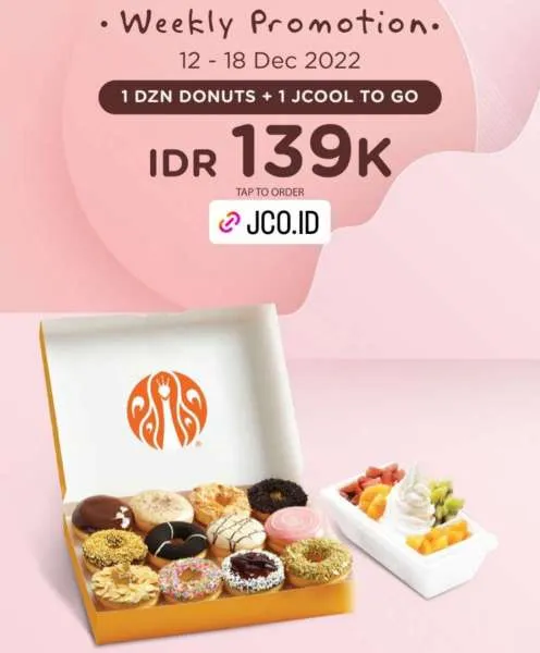Promo J.CO 12-18 Desember 2022 Donut & JCool To Go