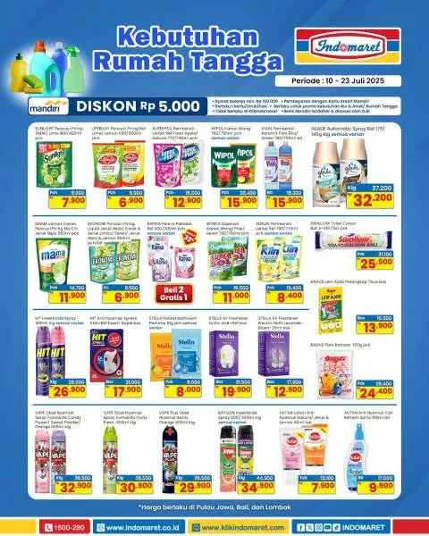 Promo Indomaret Super Hemat Periode 10-23 Juli 2025