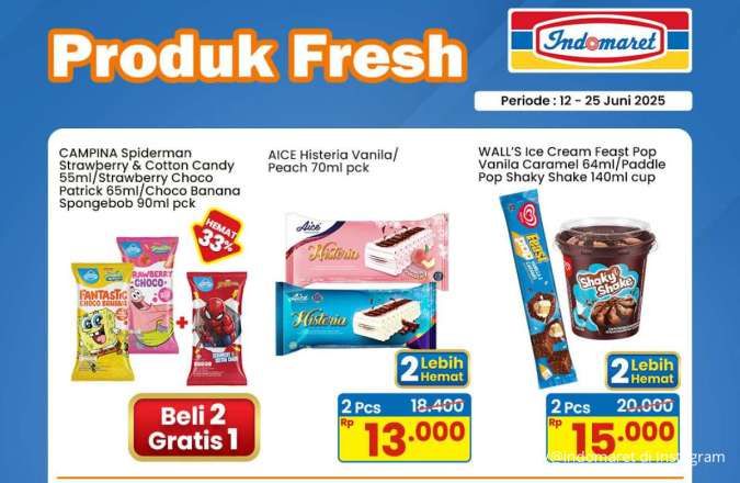 Promo Es Krim Terbaru di Alfamart dan Indomaret Pertengahan Juni 2025, Ada Cornetto