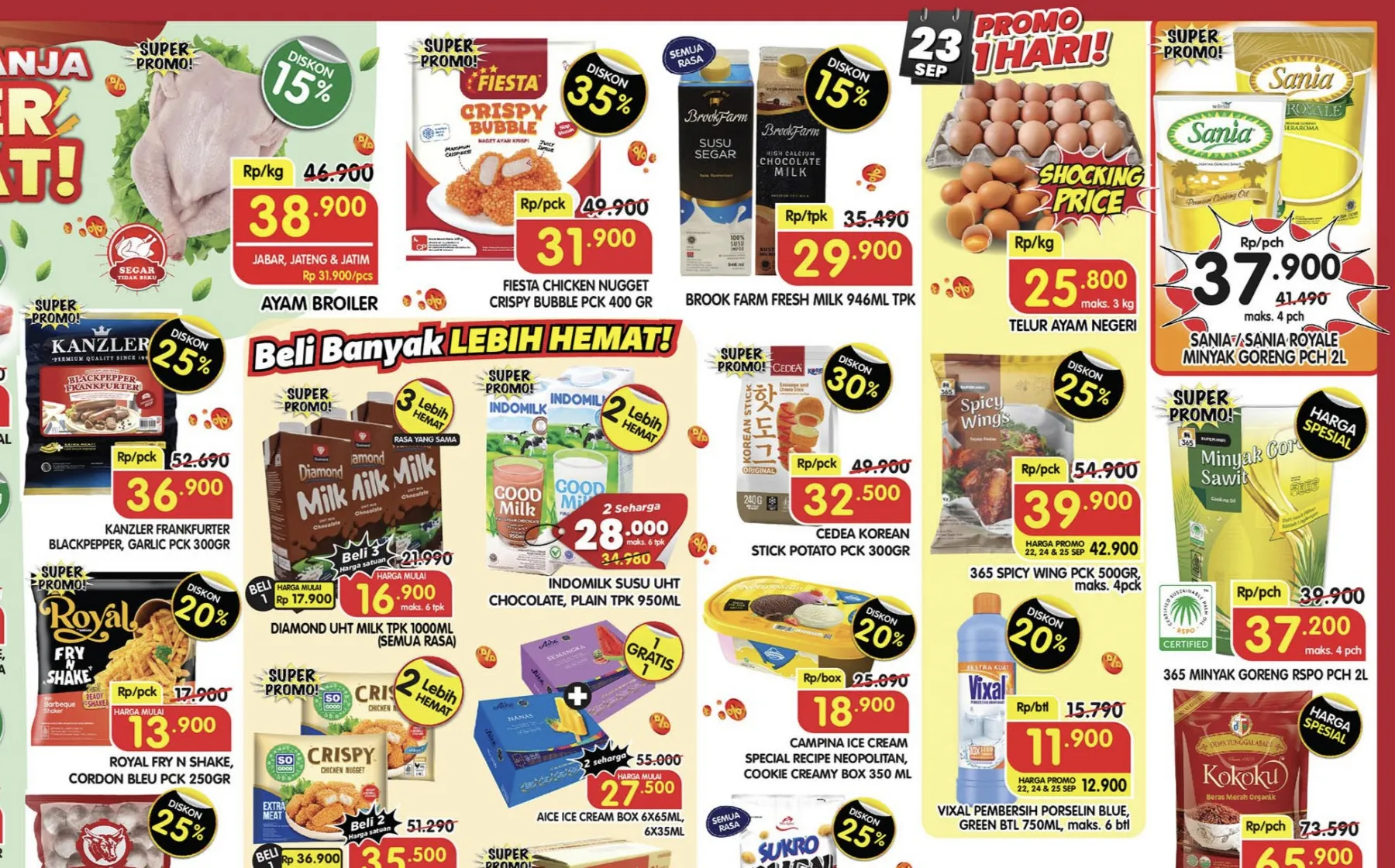 Promo Superindo Weekday Periode 22-25 September 2025