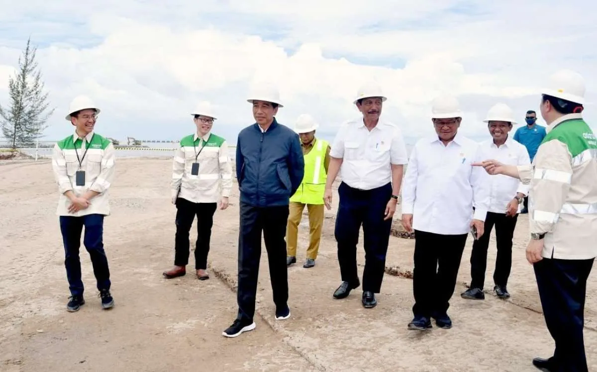 Kunjungi Kawasan KIPI, Presiden: Masa Depan Industri Energi Hijau Indonesia 