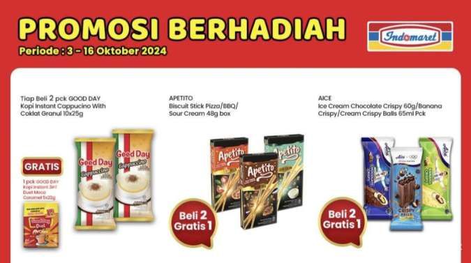 Promo Berhadiah Indomaret sampai 16 Oktober 2024, Beli 1 Susu Gratis 1 Detergent