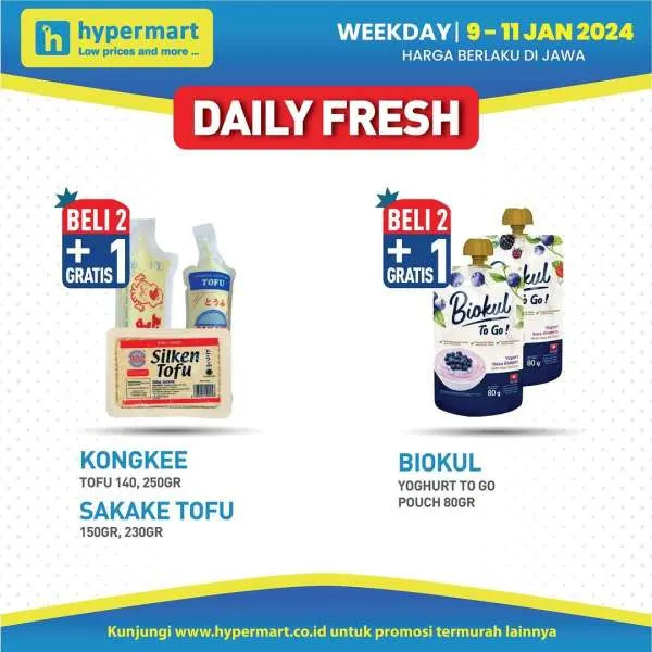 Promo Hypermart Hyper Diskon Weekday Periode 9-11 Januari 2024