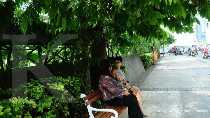 Bangku taman Jakarta ternyata CSR pengusaha Solo