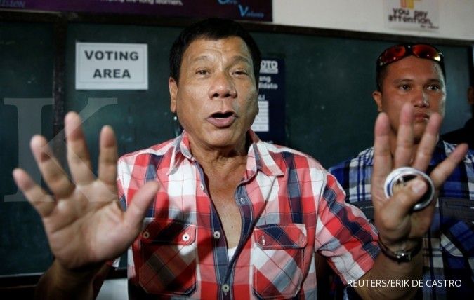 Duterte sepertinya akan memimpin Filipina 