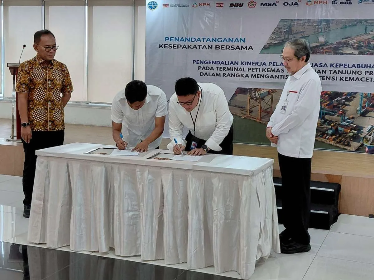 KSOP Priok&Jakarta International Container Terminal Perkuat Kinerja Layanan Pelabuhan
