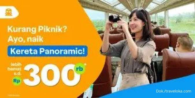 Nikmati Promo Traveloka Kereta Panoramic Lebih Hemat Hingga Rp 300.000