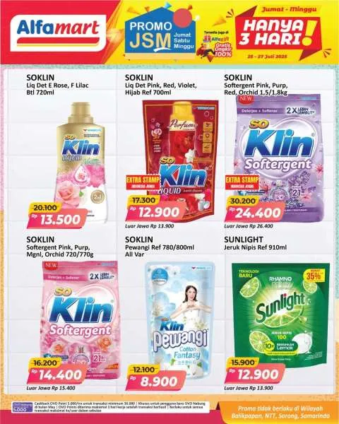 Promo JSM Alfamart Periode 25-27 Juli 2025