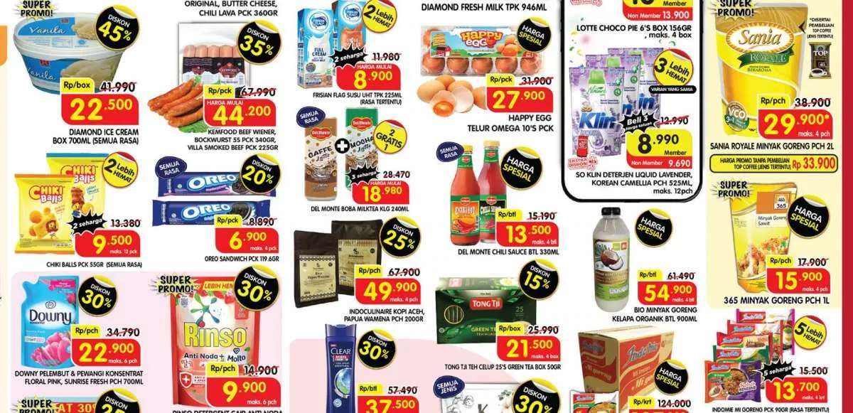 Promo Superindo Weekday Periode 24-27 Juli 2023, Ada Penawaran Beli 2 Gratis 1
