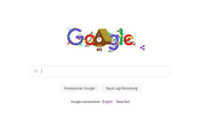 Jelang pergantian tahun 2021, Google Doodle tampilkan tema malam tahun baru