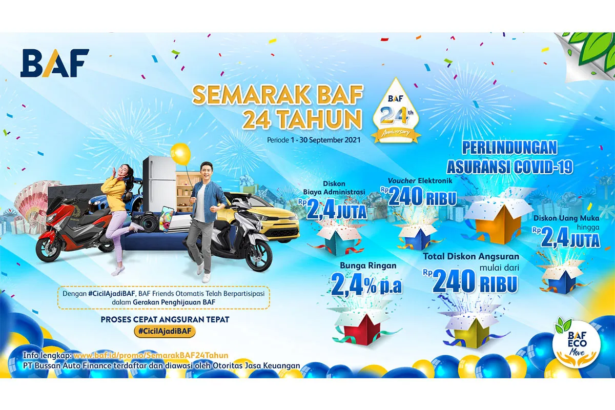 Semarak BAF 24 Tahun Berikan Promo dan Program Menarik Bagi Konsumen