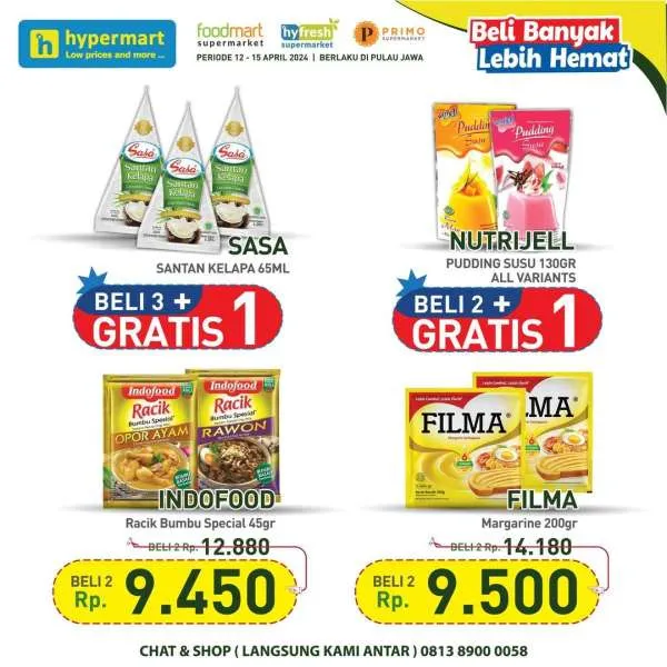 Promo Hypermart Beli Banyak Lebih Hemat Periode 12-15 April 2024