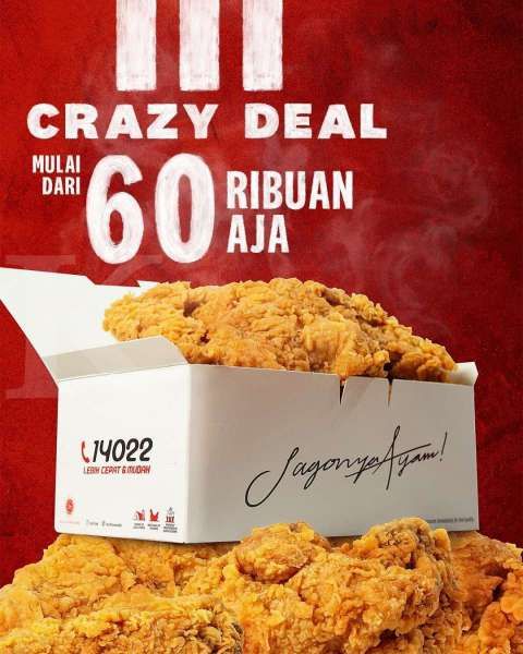 Promo KFC Crazy Deal bulan Agustus 2021