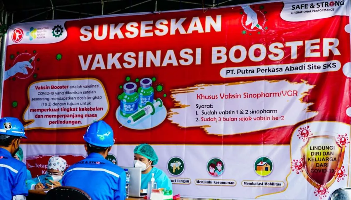 200 Karyawan Putra Perkasa Abadi Vaksinasi Booster bersama Siloam Hospitals