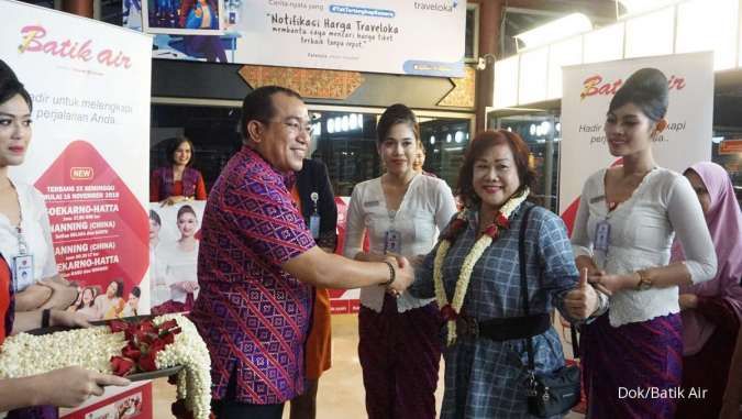 Batik Air hari ini meresmikan penerbangan perdana internasional ke Nanning