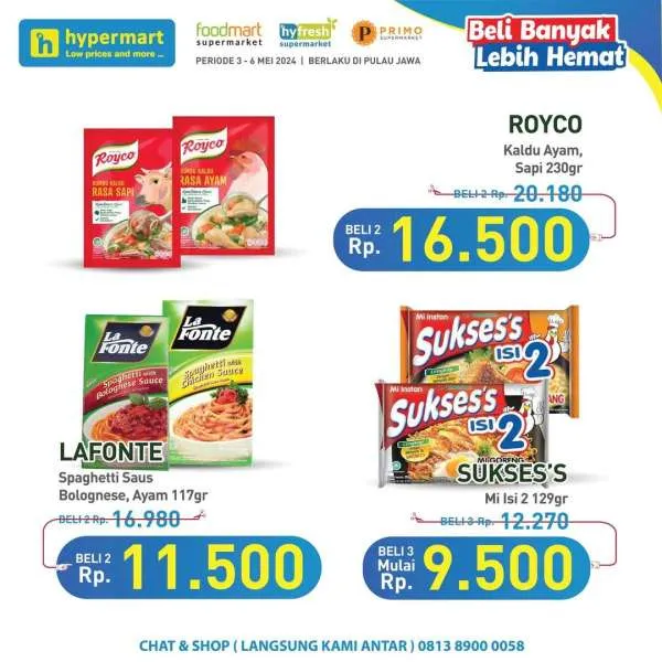 Promo Hypermart Beli Banyak Lebih Hemat Periode 3-6 Mei 2024