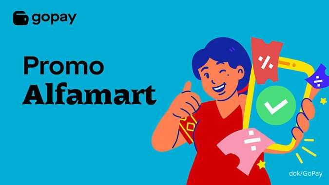 Promo Alfamart via Gopay 1-30 Juni 2024, Belanja Apapun Dapat Cashback Koin Gopay