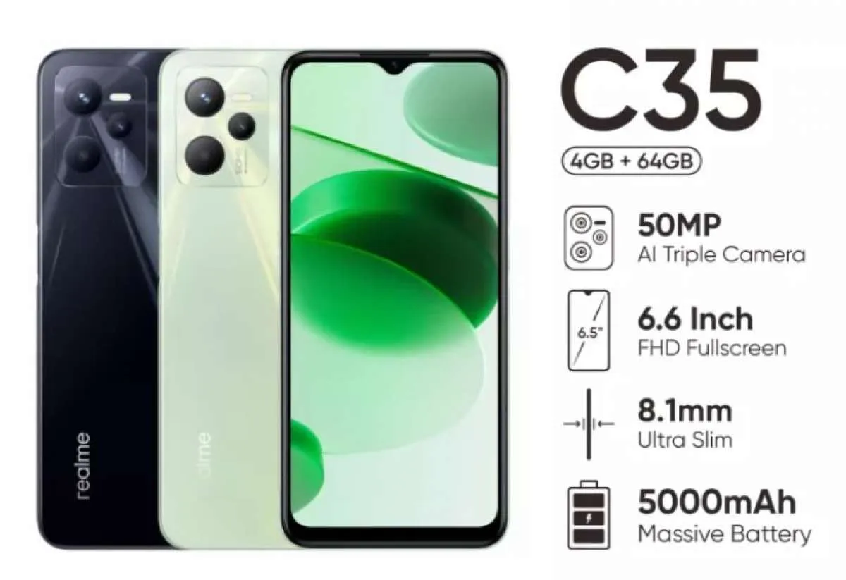 Spesifikasi & Harga HP Realme C35 Terbaru Periode 2023