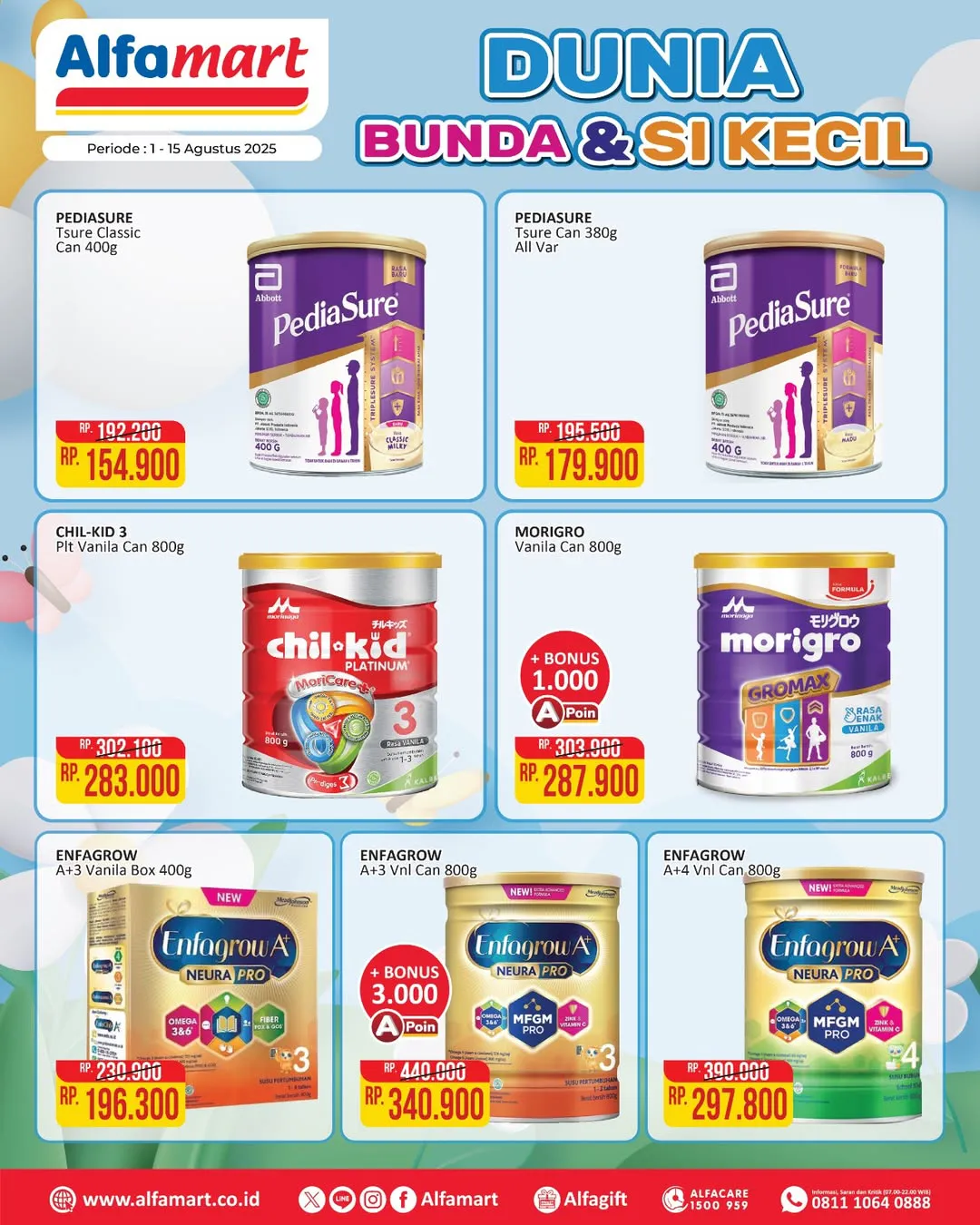 Promo Alfamart Dunia Bunda & Si Kecil Periode 1-15 Agustus 2025