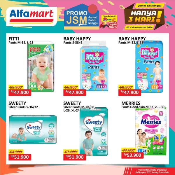 Promo JSM Alfamart Weekend 8-10 November 2024