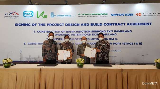 Nusantara Infrastructure (META) Meneken Kontrak Kerjasama Konstruksi 3 Proyek
