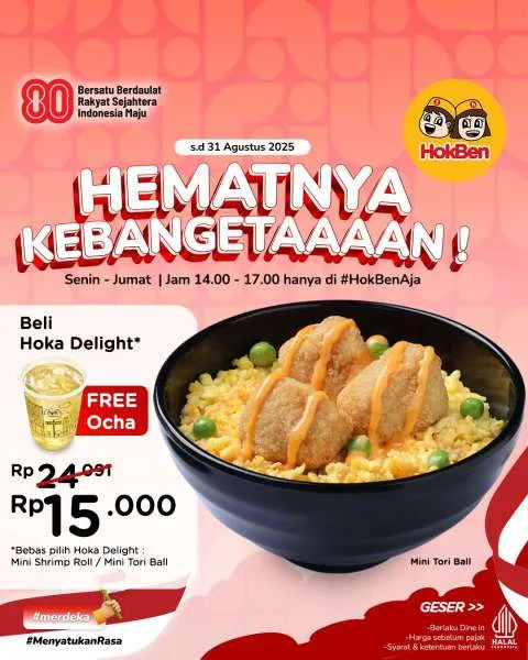 Promo HokBen Hematnya Kebangetan Hoka Delight