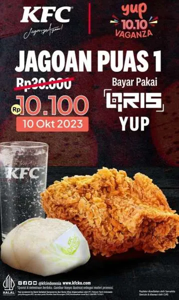 Promo 10.10 KFC Rp 10.100 
