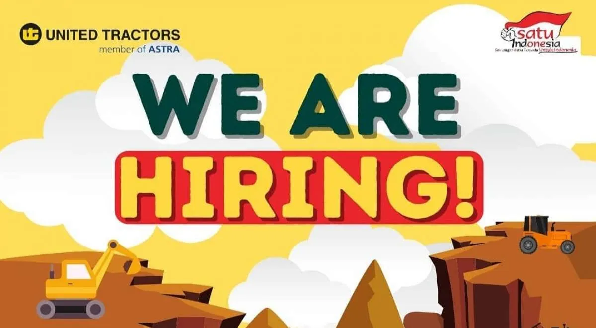 Lowongan kerja United Tractors Januari 2021, ada 7 posisi dibuka