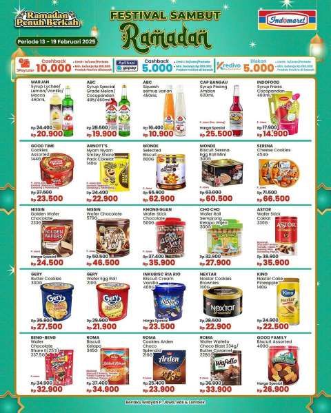 Promo Indomaret Sambut Ramadan 13-19 Februari 2025