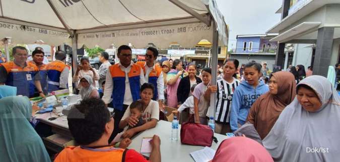 Bantu korban banjir, BRI beri pengobatan gratis di Tambun, Bekasi