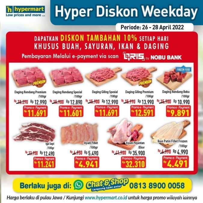 Promo Hypermart Mulai 26-28 April 2022