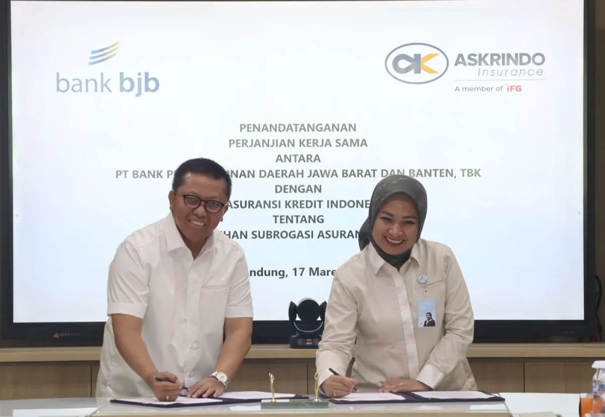Askrindo-Bank BJB Teken Kerjasama Perjanjian Penagihan Subrogasi