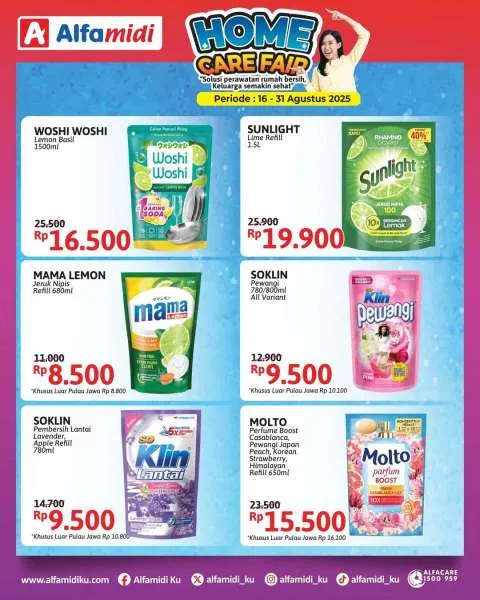 Promo Alfamidi Home Care Fair Periode 16-31 Agustus 2025